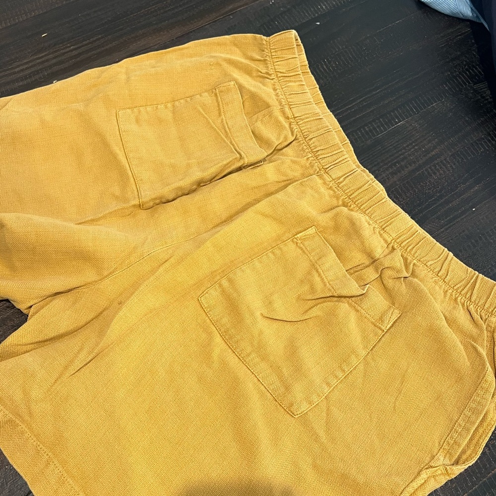Purejill mustard khaki shorts - Picture 7 of 8